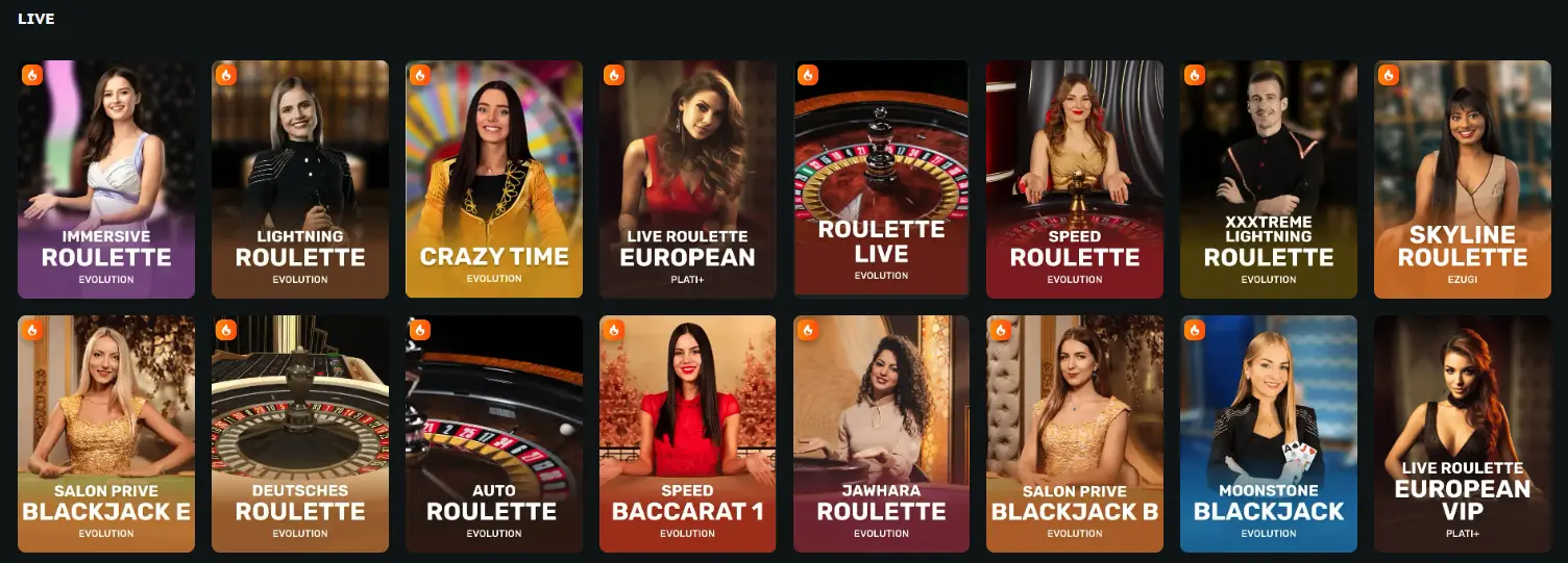 FoxSlots Live games